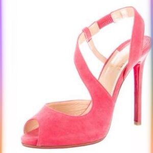 Christian Louboutin viveka pink heels